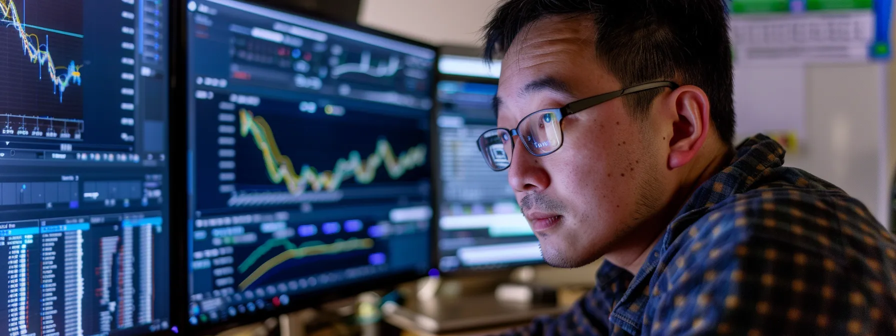 a person analyzing charts and graphs on a computer screen to measure the impact of schema markup on seo.