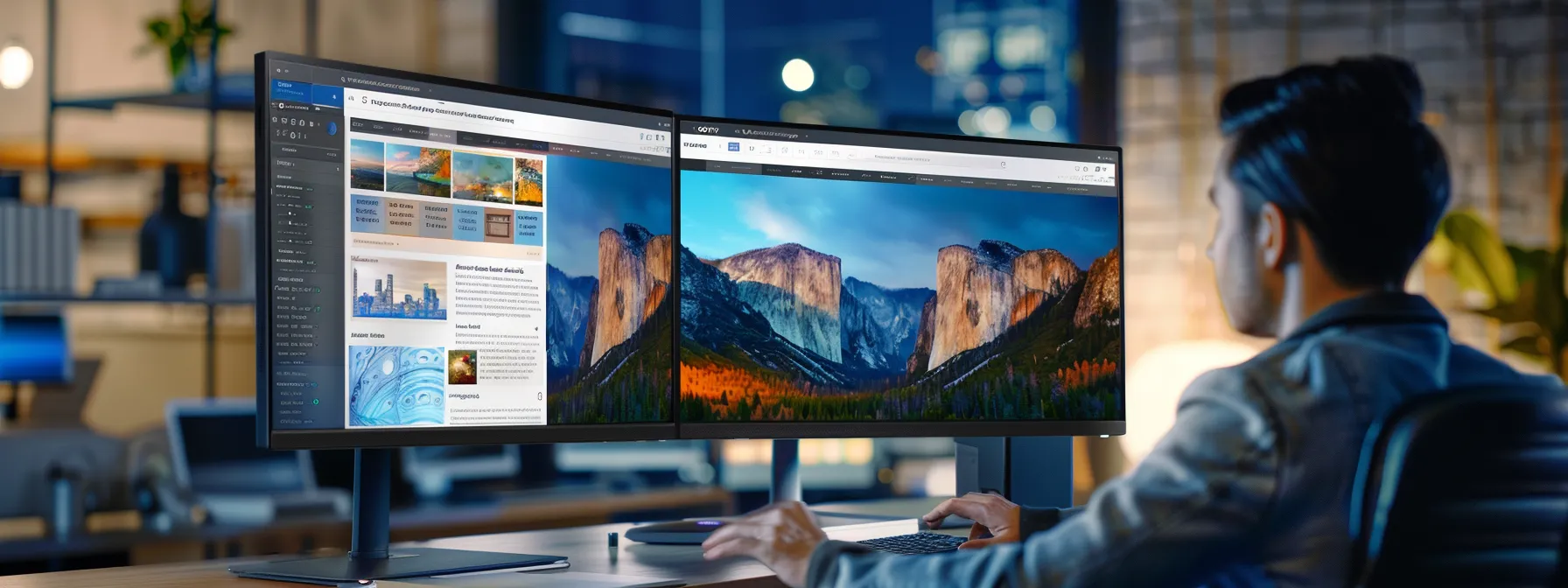 a person adjusting a large, eye-catching title tag on a computer screen next to engaging headings to show the importance of aligning with search intent and fostering on-page engagement.