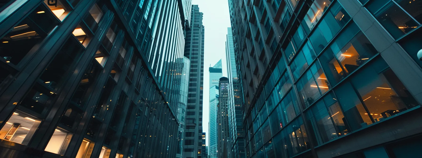 a vibrant photo of a modern cityscape with real estate buildings, showcasing local seo strategies in action.