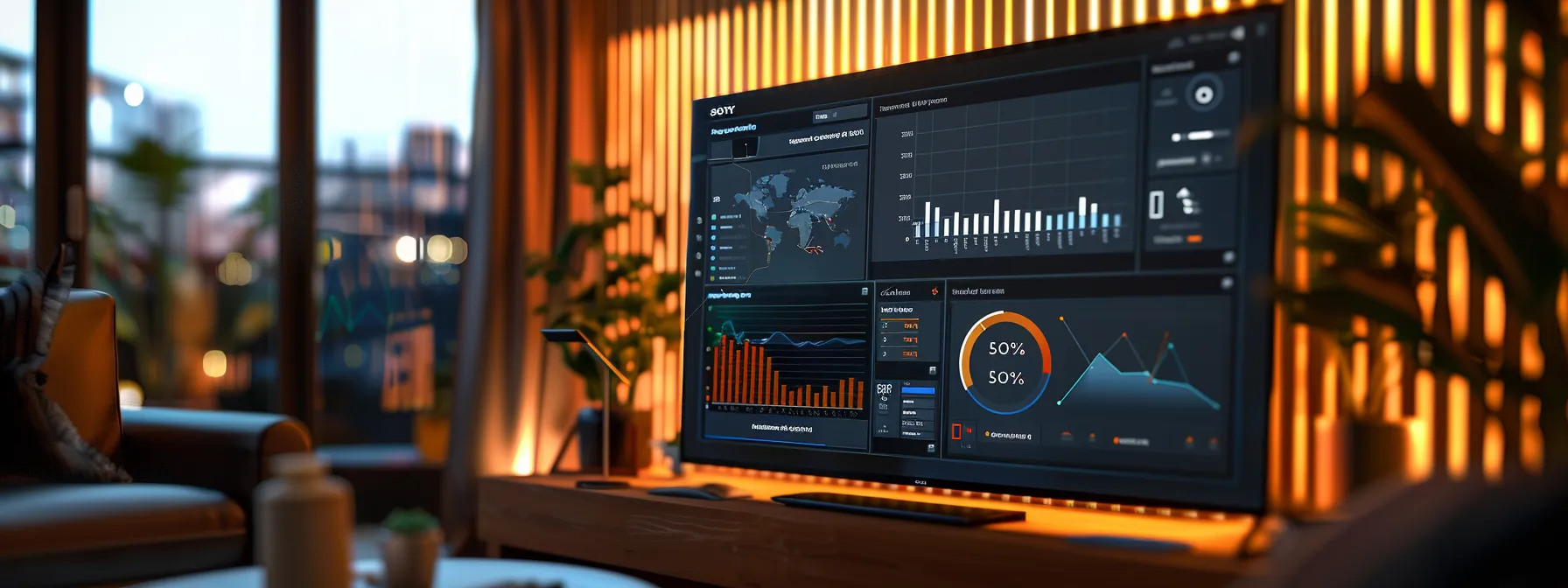 an analytics dashboard displaying increased organic traffic and user engagement metrics after implementing real estate schema markup.