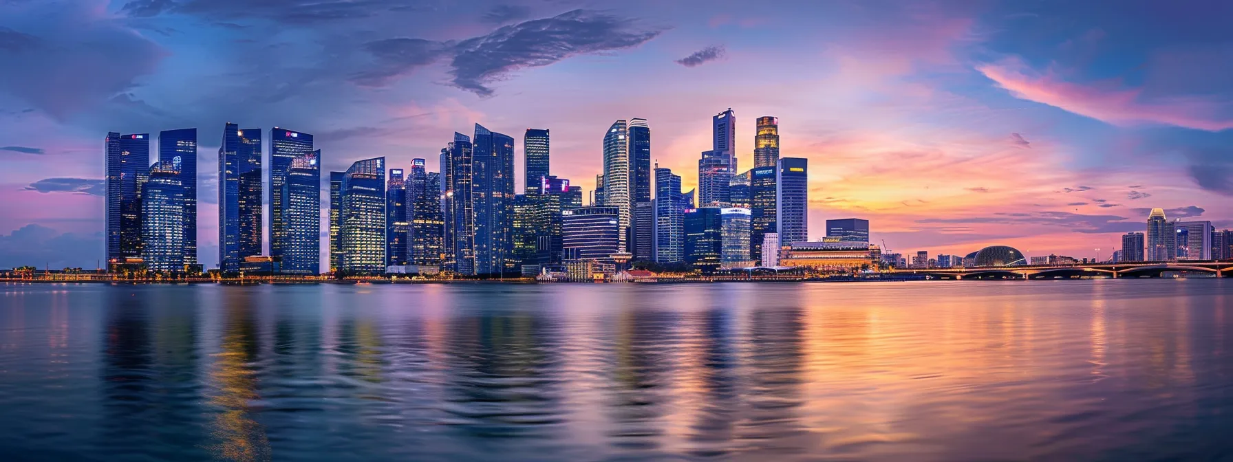 a sleek modern city skyline at dusk showcases vibrant rental properties and commercial buildings, symbolizing diverse real estate investment strategies under a dramatic sky.