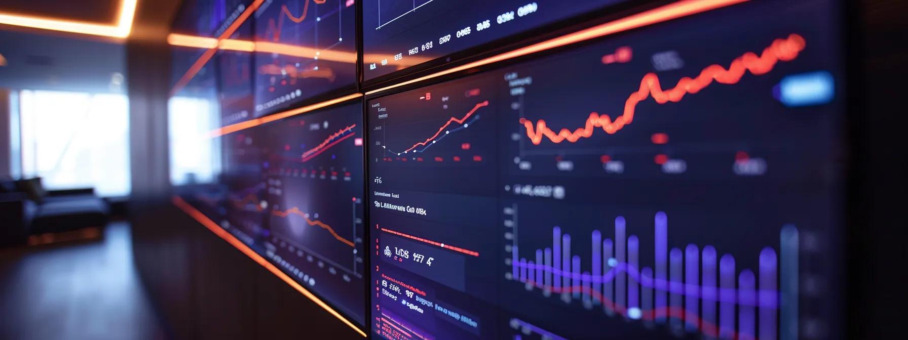 a striking, elegant close-up of a glowing digital screen displaying fluctuating seo analytics and graphs, symbolizing the powerful impact of proper canonical tagging on search engine performance.