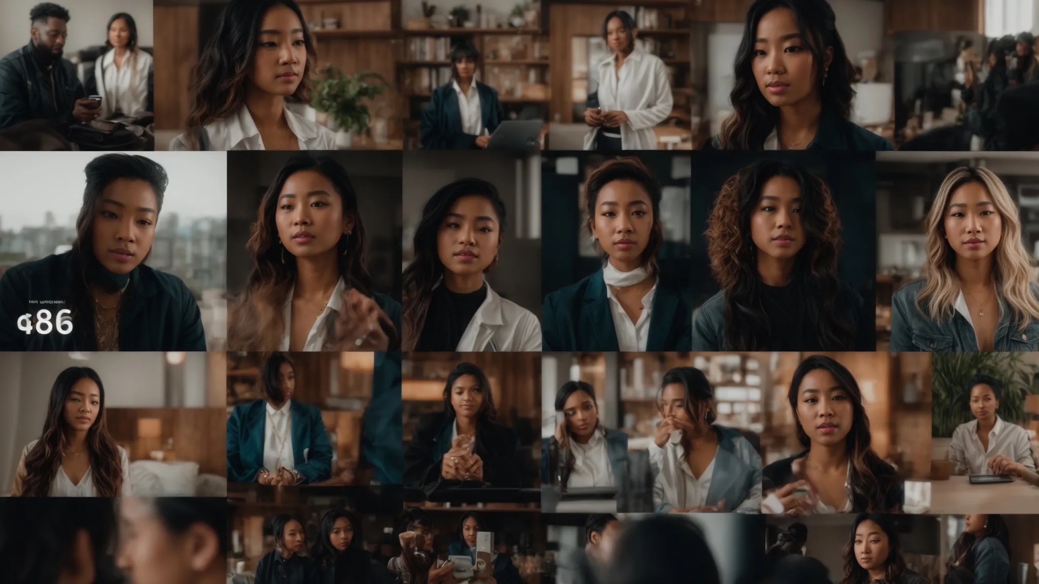 a group of diverse local influencers and advocates sharing and promoting content on social media platforms. a group of diverse local influencers and advocates sharing and promoting content on social media platforms.