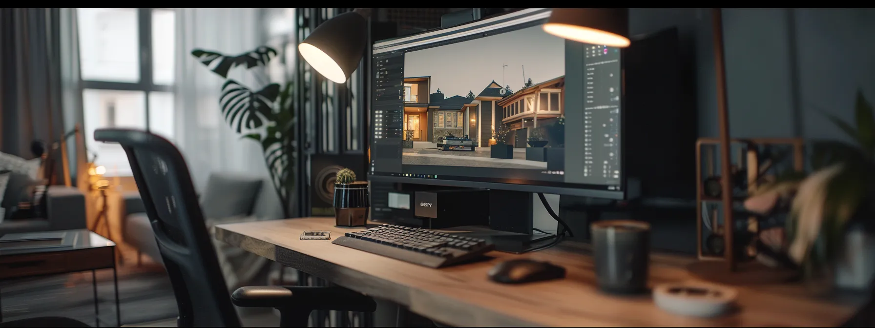 a computer screen displaying a real estate listing with a well-crafted title tag and meta description, alongside optimized images and media files for fast loading times. a computer screen displaying a real estate listing with a well-crafted title tag and meta description, alongside optimized images and media files for fast loading times.