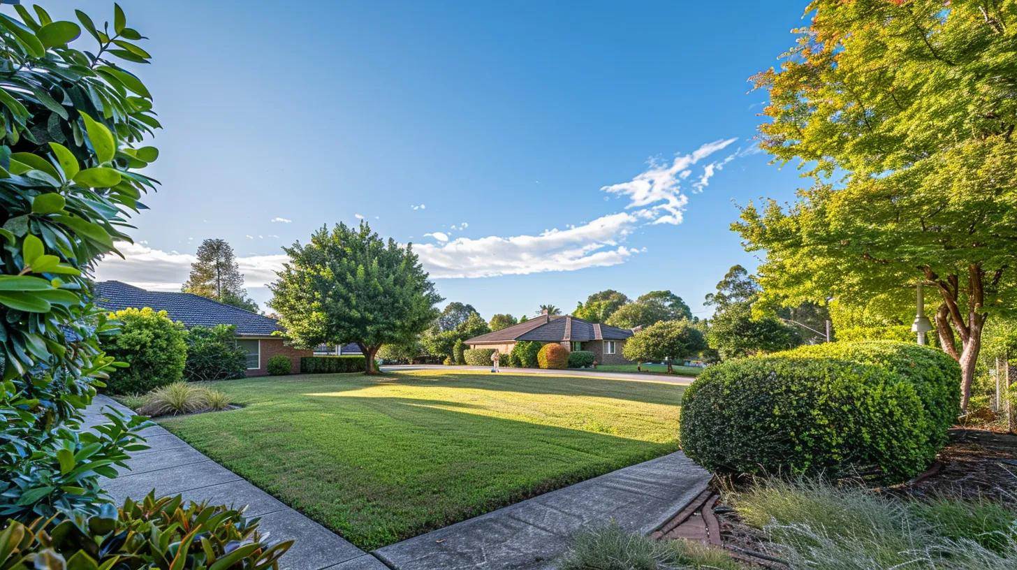 a serene image of a well-maintained investment property with flourishing greenery and a clear blue sky, symbolizing the financial growth and stability achievable through tax deductions for property owners. a serene image of a well-maintained investment property with flourishing greenery and a clear blue sky, symbolizing the financial growth and stability achievable through tax deductions for property owners.