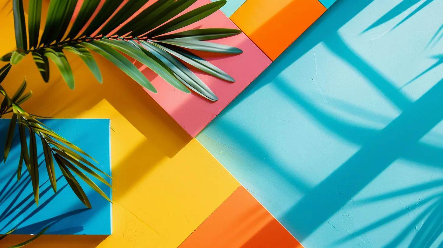 a striking flat lay of vibrant color swatches against a sleek, modern backdrop, embodying the harmonious blend of sophistication and optimism in real estate branding. a striking flat lay of vibrant color swatches against a sleek, modern backdrop, embodying the harmonious blend of sophistication and optimism in real estate branding.